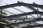 Shed roof frame